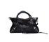 Chevre Classic Hardware First Shoulder Bag, &pound;520, Handbags, Black, Lace/Pony / Calfhair, Other view